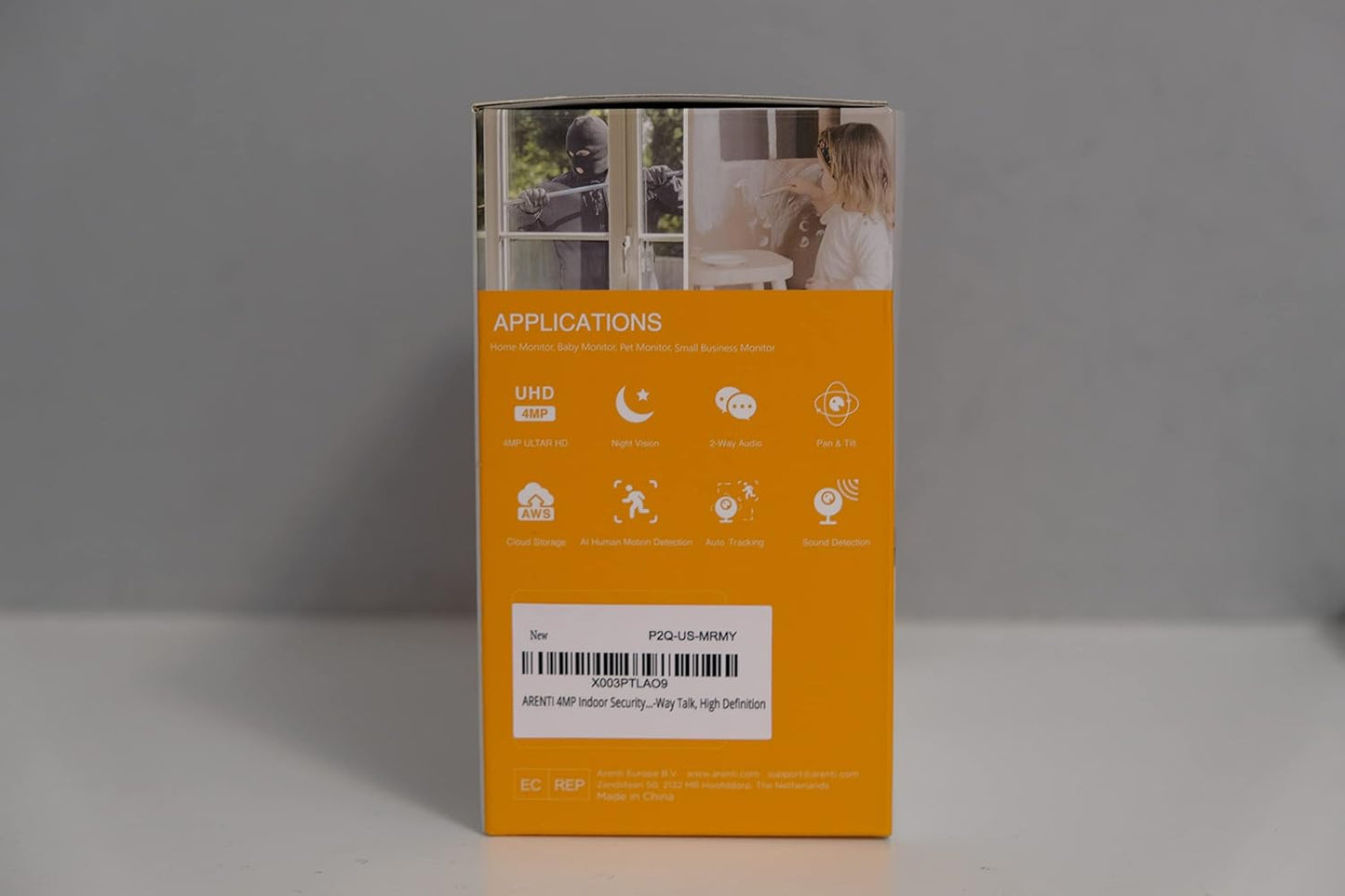 5G Security Camera Indoor, 4MP Pet Camera with Speaker for Dog/Cat, Baby Monitor with Phone App, Dual-Band Wifi, Auto Tracking, Super Night Vision, 2-Way Talk, Cloud & SD Card Storage