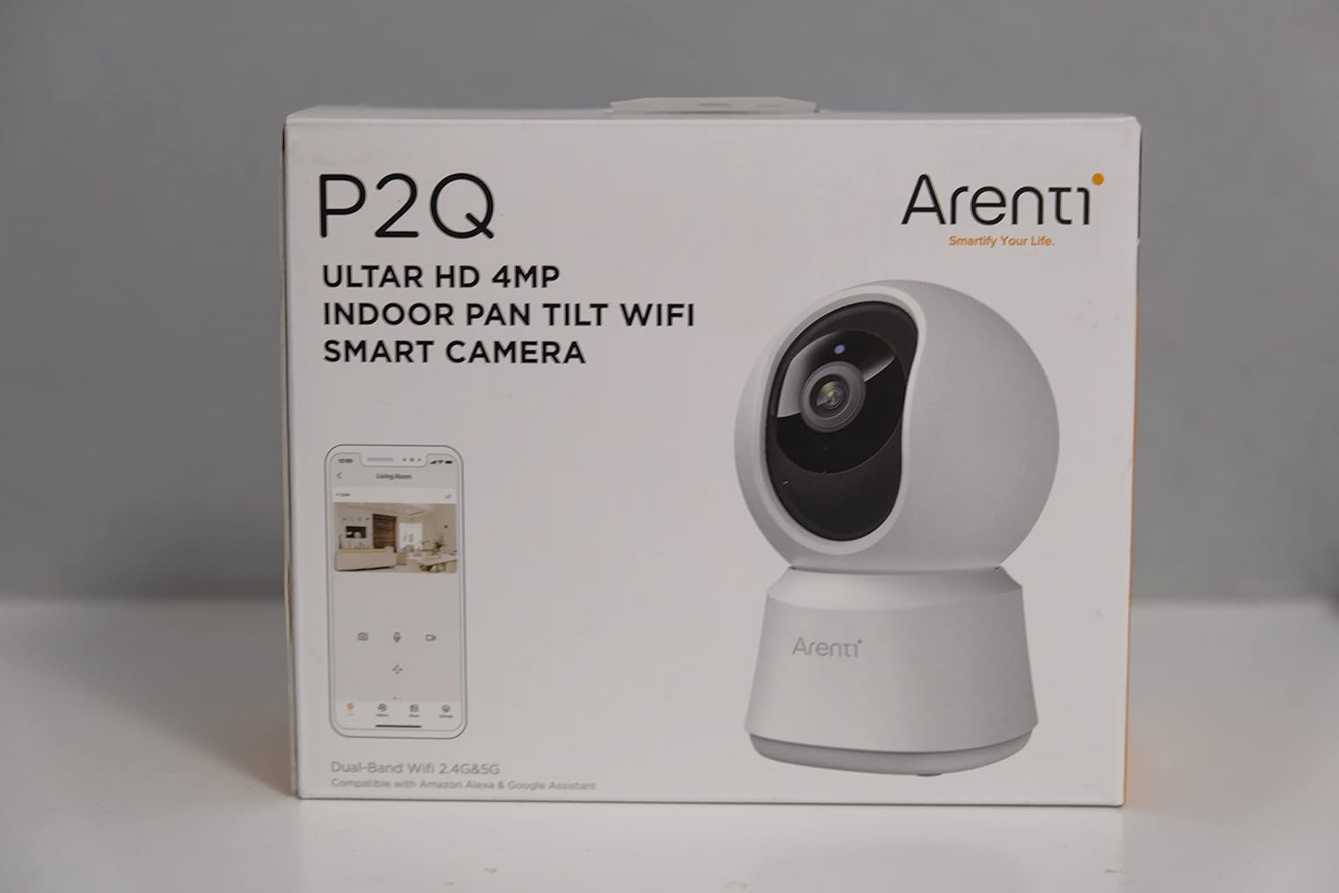 5G Security Camera Indoor, 4MP Pet Camera with Speaker for Dog/Cat, Baby Monitor with Phone App, Dual-Band Wifi, Auto Tracking, Super Night Vision, 2-Way Talk, Cloud & SD Card Storage